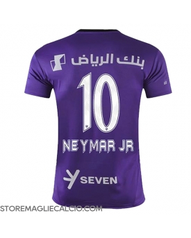 Al-Hilal Neymar Jr #10 Maglia Gara Terza Repliche 2024-25 Maniche Corte